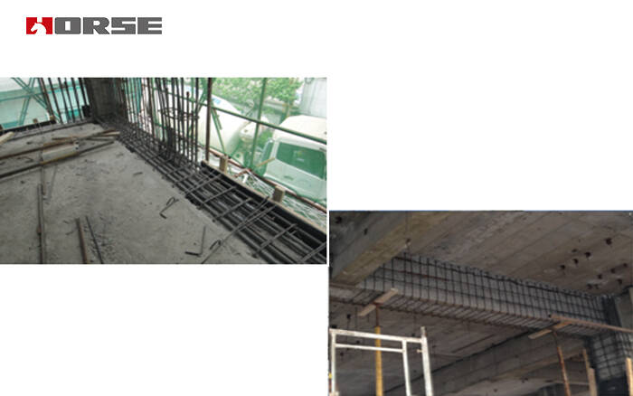 Reinforcement of frame beam