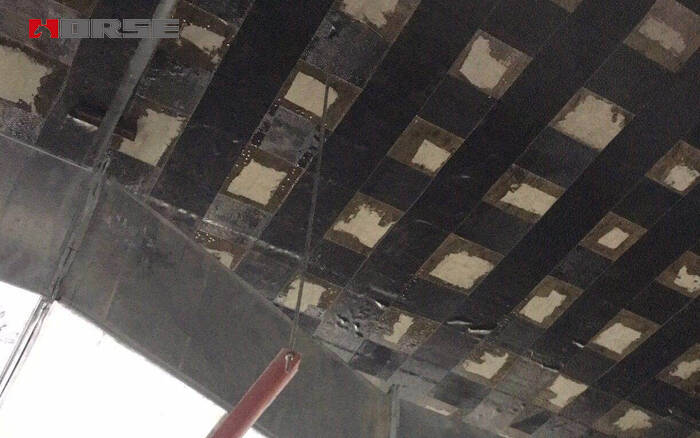  structural strengthening by carbon fiber fabric