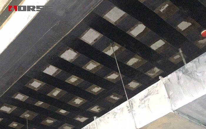 structural strengthening by carbon fiber fabric