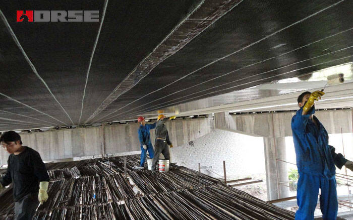 Beams strengthened with fiber reinforced polymer(FRP)
