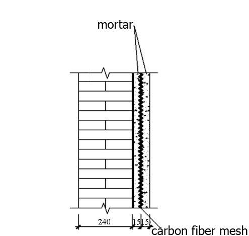 Malla de fibra de carbono para refuerzo estructural