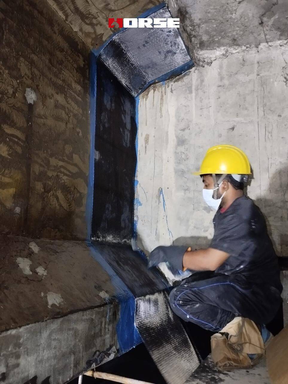 Puente reforzado con fibra de carbono