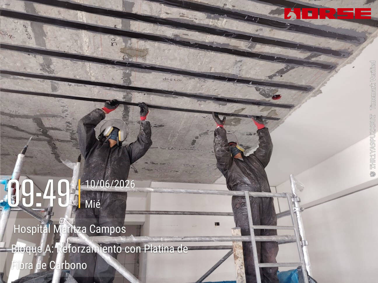 Refuerzo Sísmico de Losa de Hospital Mediante Placa de Fibra de Carbono