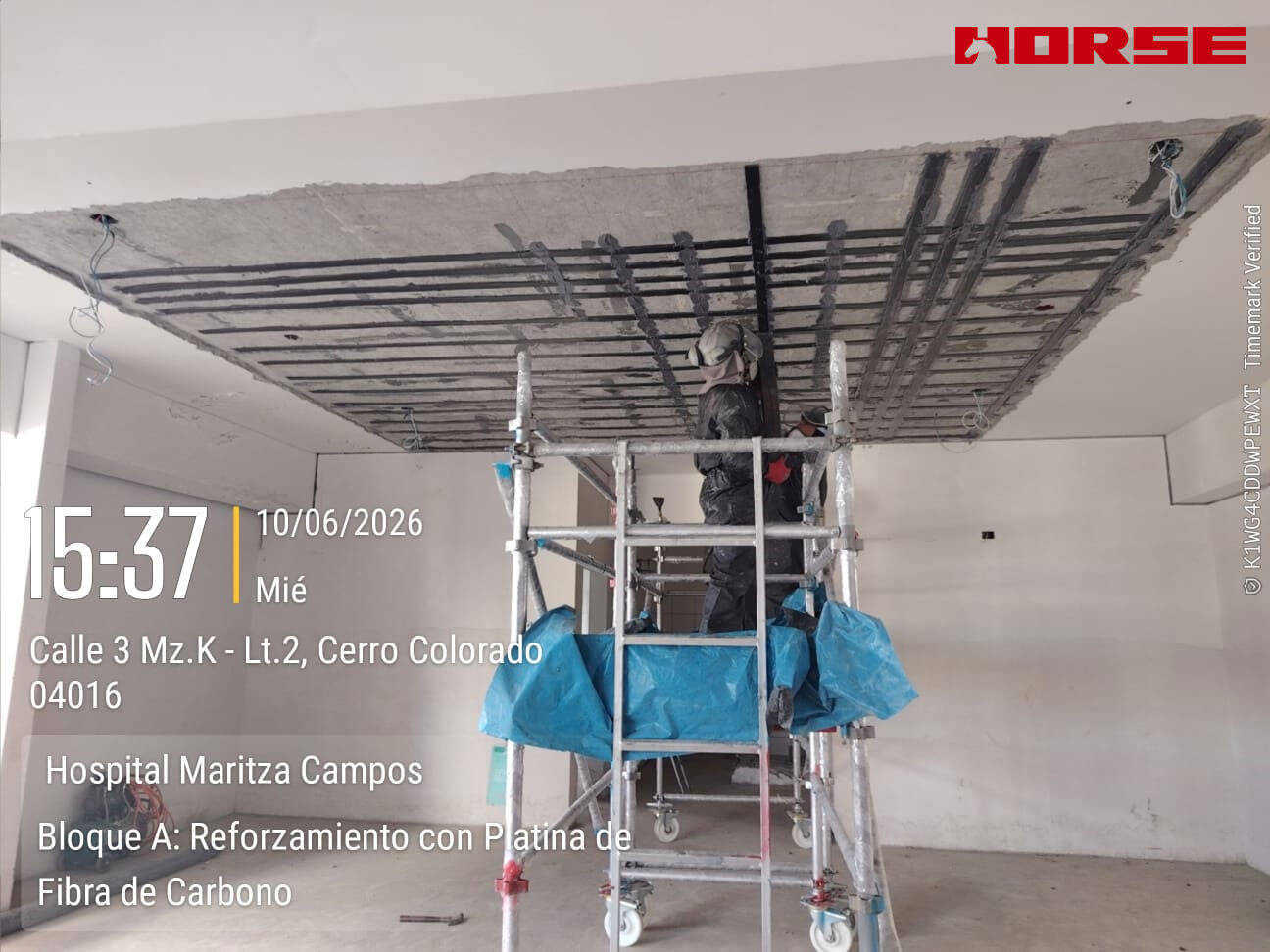 Refuerzo Sísmico de Losa de Hospital Mediante Placa de Fibra de Carbono