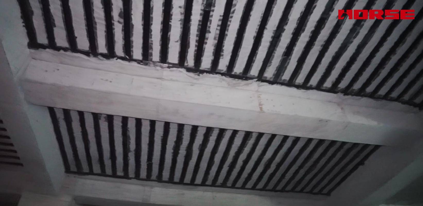 Refuerzo de Centro de Cruceros de Hormigón con Fibra de Carbono