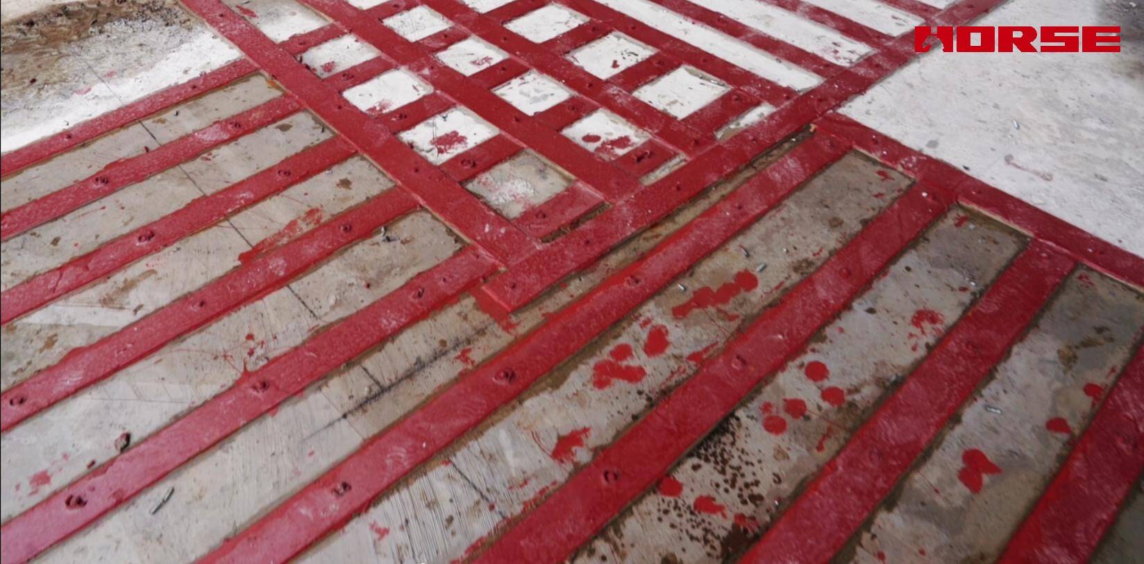 Refuerzo de Losa de Centro de Cruceros de Hormigón con Pegado de Chapa de Acero