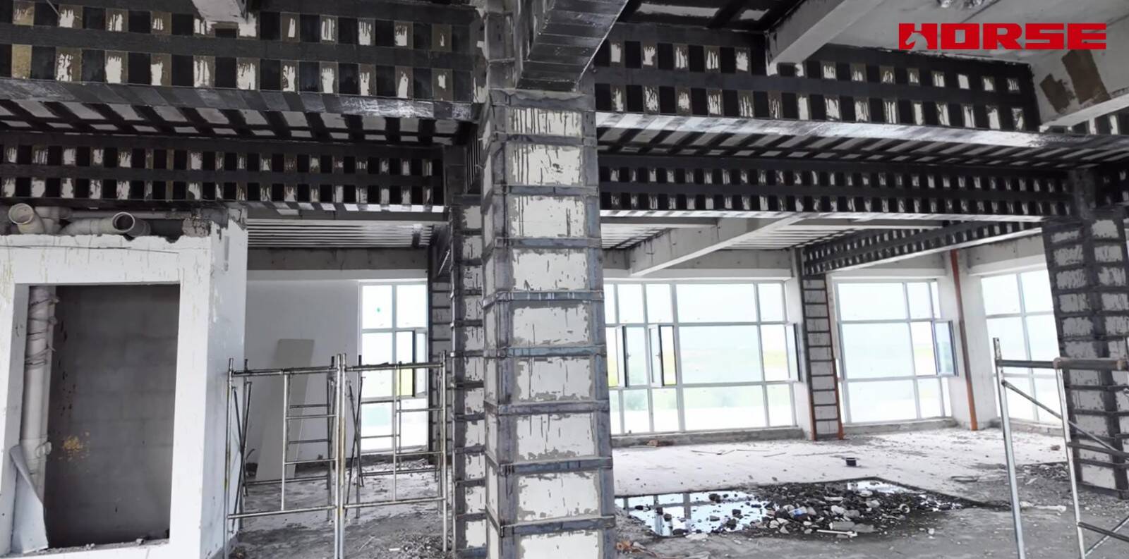Refuerzo Estructural para Conversión de Comercial a Centro de Cuidados para Ancianos -- Carbon Fiber & Steel Jacketing Refuerzo Estructural para Conversión de Comercial a Centro de Cuidados para Ancianos -- Carbon Fiber & Steel Jacketing