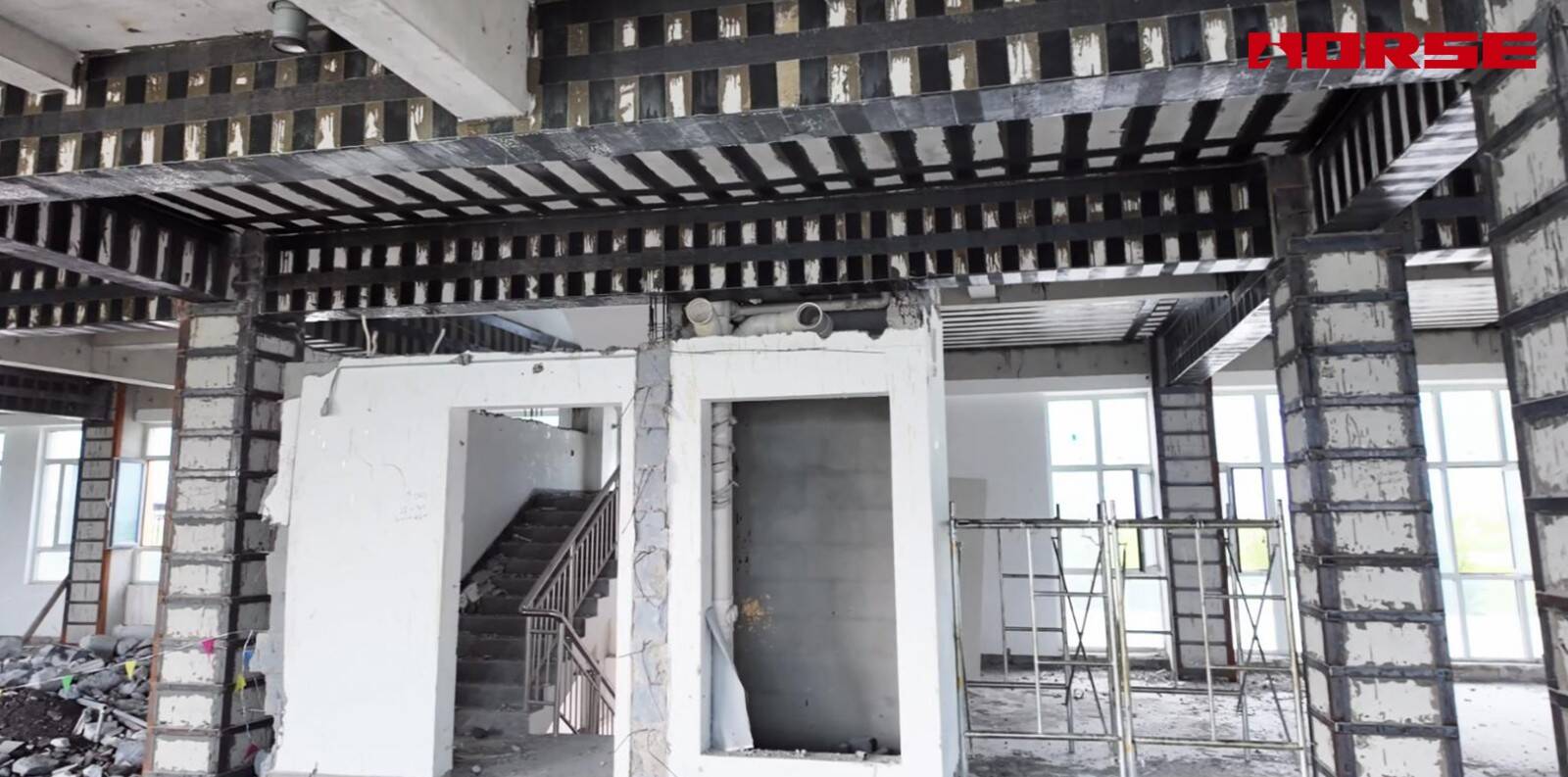 Refuerzo Estructural para Conversión de Comercial a Centro de Cuidados para Ancianos -- Carbon Fiber & Steel Jacketing Refuerzo Estructural para Conversión de Comercial a Centro de Cuidados para Ancianos -- Carbon Fiber & Steel Jacketing