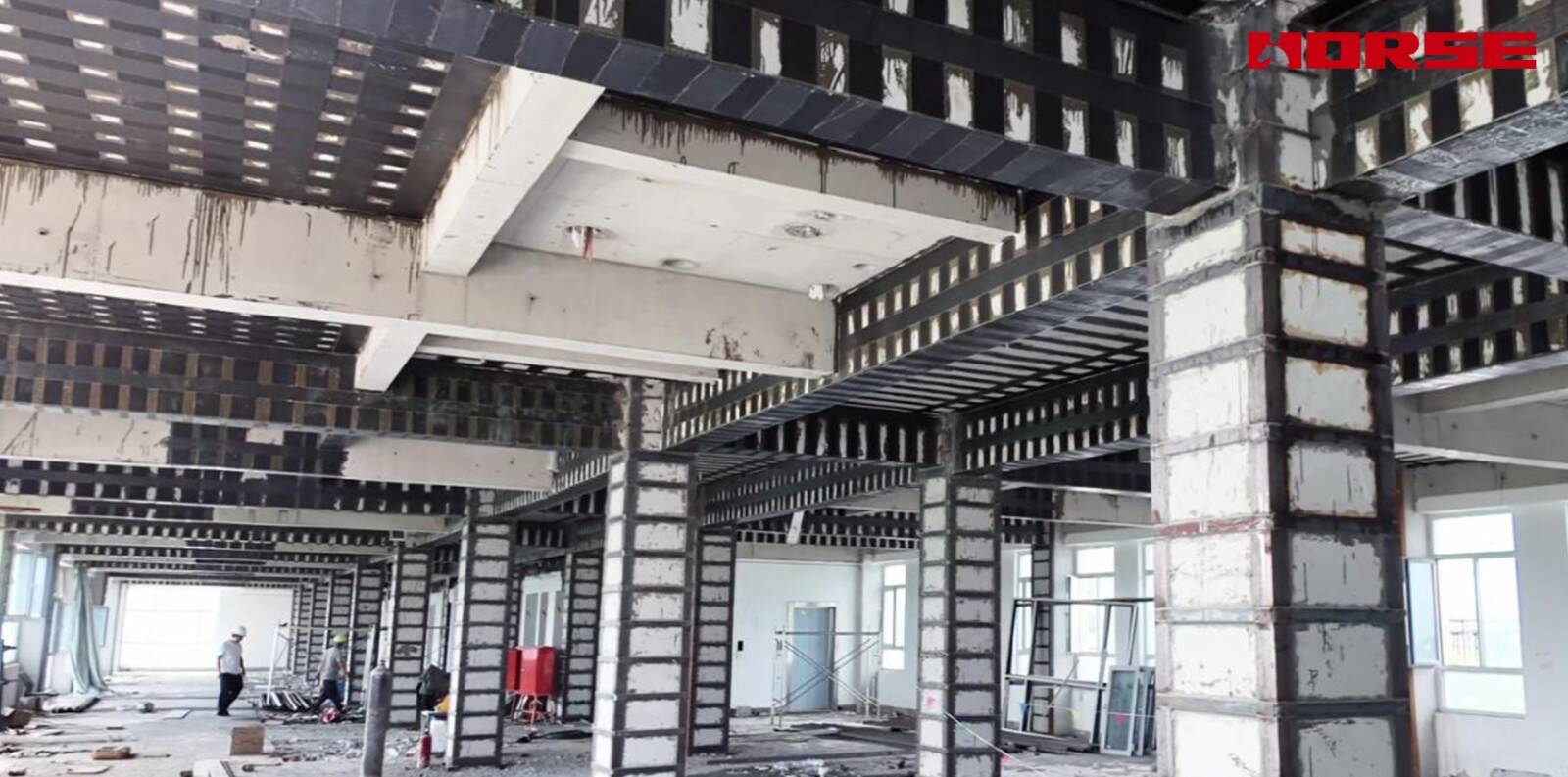 Refuerzo Estructural para Conversión de Comercial a Centro de Cuidados para Ancianos -- Carbon Fiber & Steel Jacketing Refuerzo Estructural para Conversión de Comercial a Centro de Cuidados para Ancianos -- Carbon Fiber & Steel Jacketing