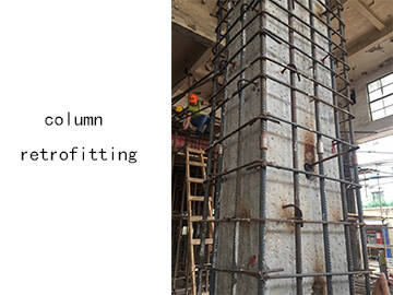 Retrofitting de colunas de oficina