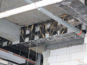 Refuerzo de columnas y vigas mediante envoltura de carbono (CFRP)