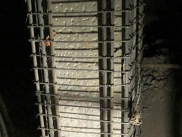 Barras de refuerzo para reforzar columnas