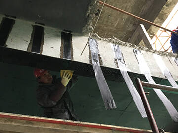 Fortalecimiento del CFRP - Parque Científico de la Nueva Ciudad de Nanjing