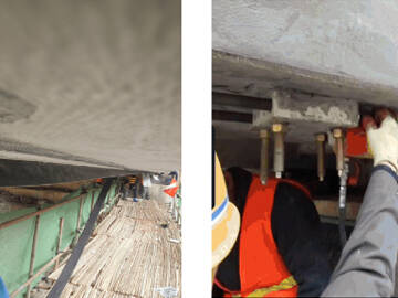 Refuerzo de vigas cajón continuas - Laminado de CFRP pretensado