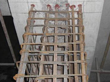 Refuerzo de columnas - Refuerzo del vertido de hormigón armado