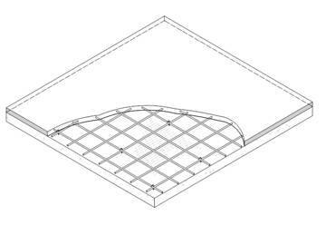 Refuerzo de losa de hormigón armado hormigonada in situ