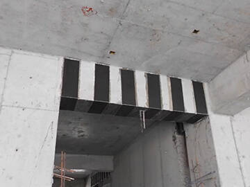 Envoltura de carbono para vigas----Proyecto del cliente