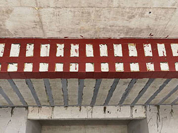 Aplicación del método de refuerzo de acero adherido en el refuerzo de estructuras ferroviarias