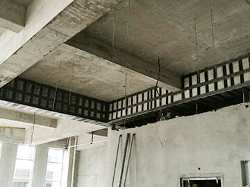 Refuerzo de fibra de carbono en la modificación de edificios