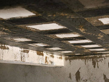 Renovación de estructuras de hormigón armado corroídas con tejido de fibra de carbono