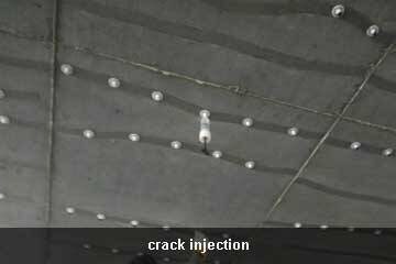 inyección epoxi para reparación de grietas de concreto