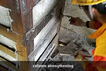 camisa de acero de columna