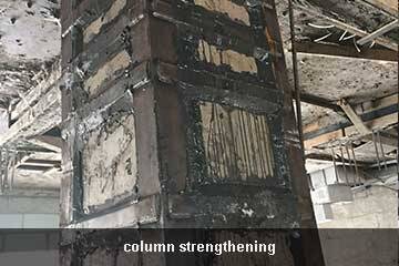camisa de acero de columna