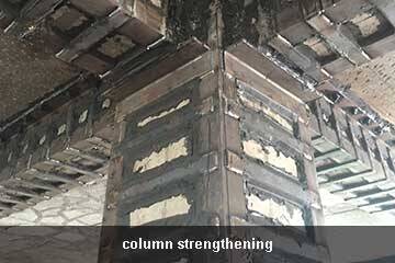 camisa de acero de columna