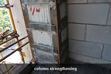 camisa de acero de columna