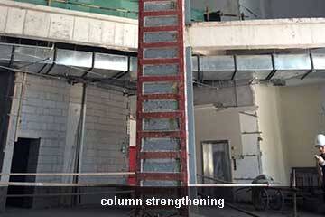camisa de acero de columna