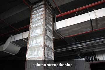 camisa de acero de columna