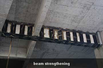 Renforcement des structures par fibres de carbone