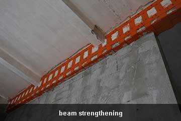 pegado de placa de acero sobre hormigón