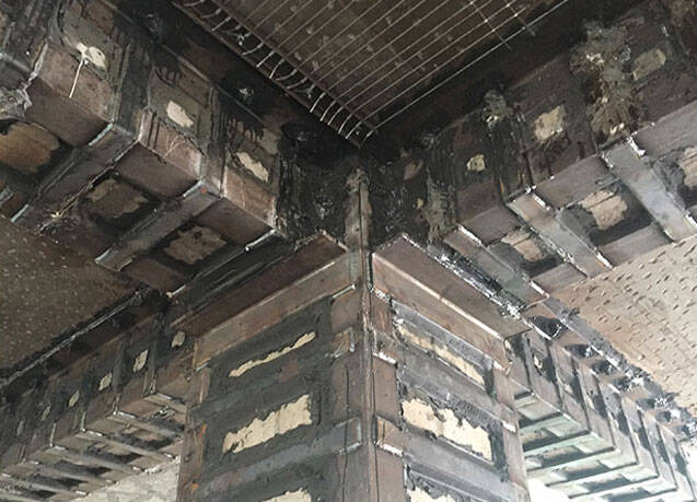 camisa de acero de columna
