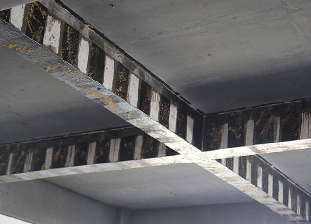 nivelación para refuerzo de fibra de carbono