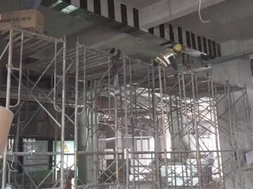 Reparación de grietas en vigas con fibra de carbono