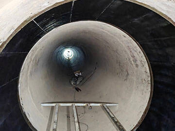 Rehabilitación de PCCP con Polímero Reforzado con Fibra de Carbono (CFRP)