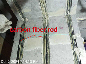 Columnas con Refuerzo Insuficiente de Postes de Fibra de Carbono